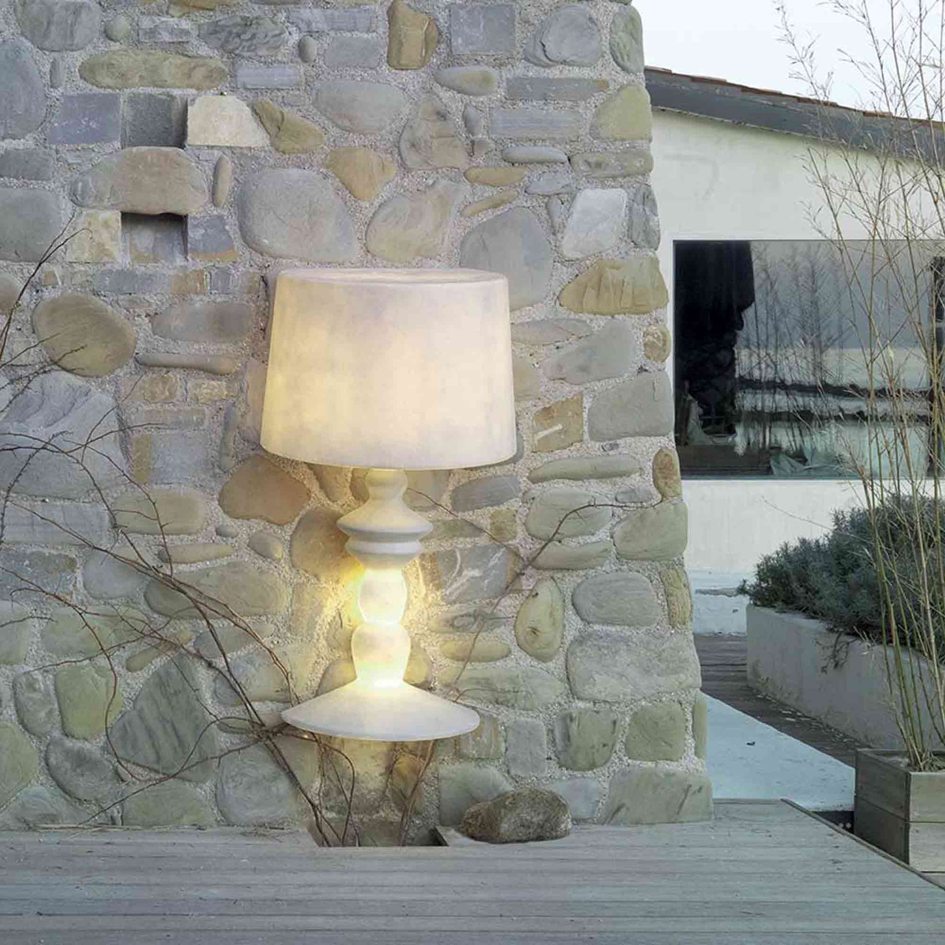 Alibabig LED Floor Lamp in Outside Area.