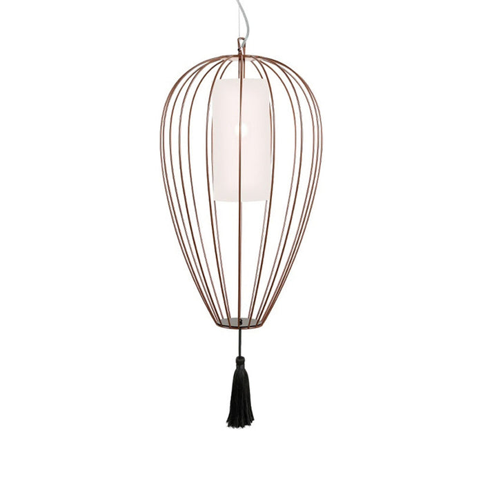 Cell LED Pendant Light in Glossy Bronze (14.7-Inch).