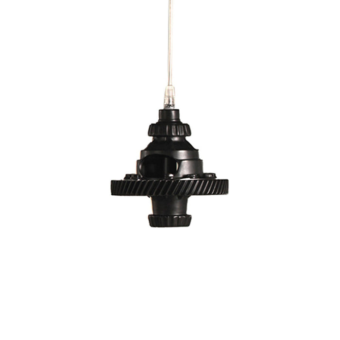 MEK 1 LED Pendant Light in Black Ceramic (5.5W).