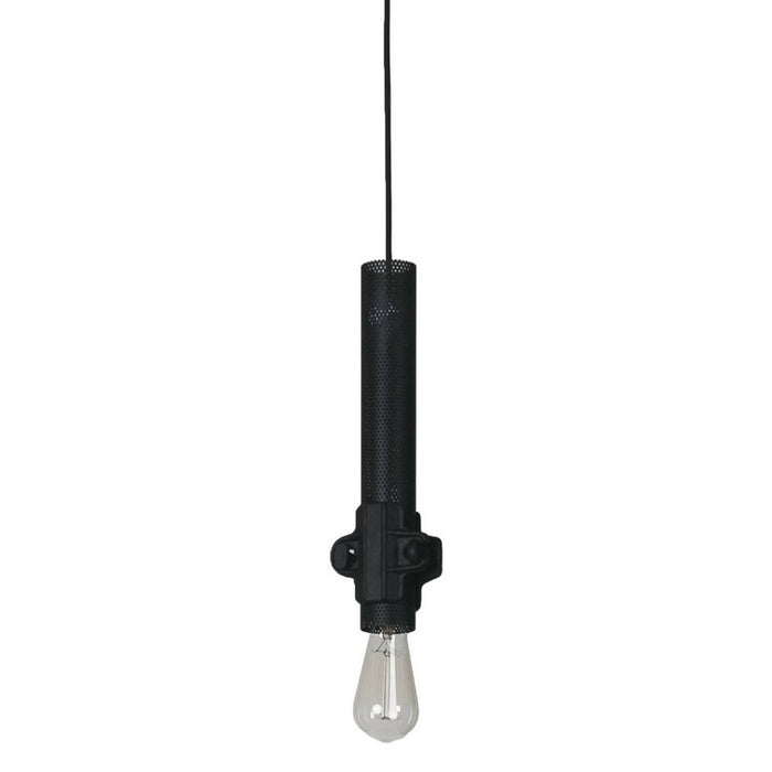 Nando LED Pendant Light in Charcoal Grey (18W).
