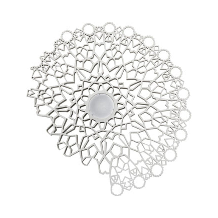 Notredame LED Ceiling / Wall Light in White (Large).