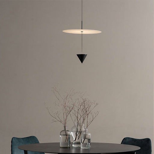 Stralunata LED Pendant Light in dining room.