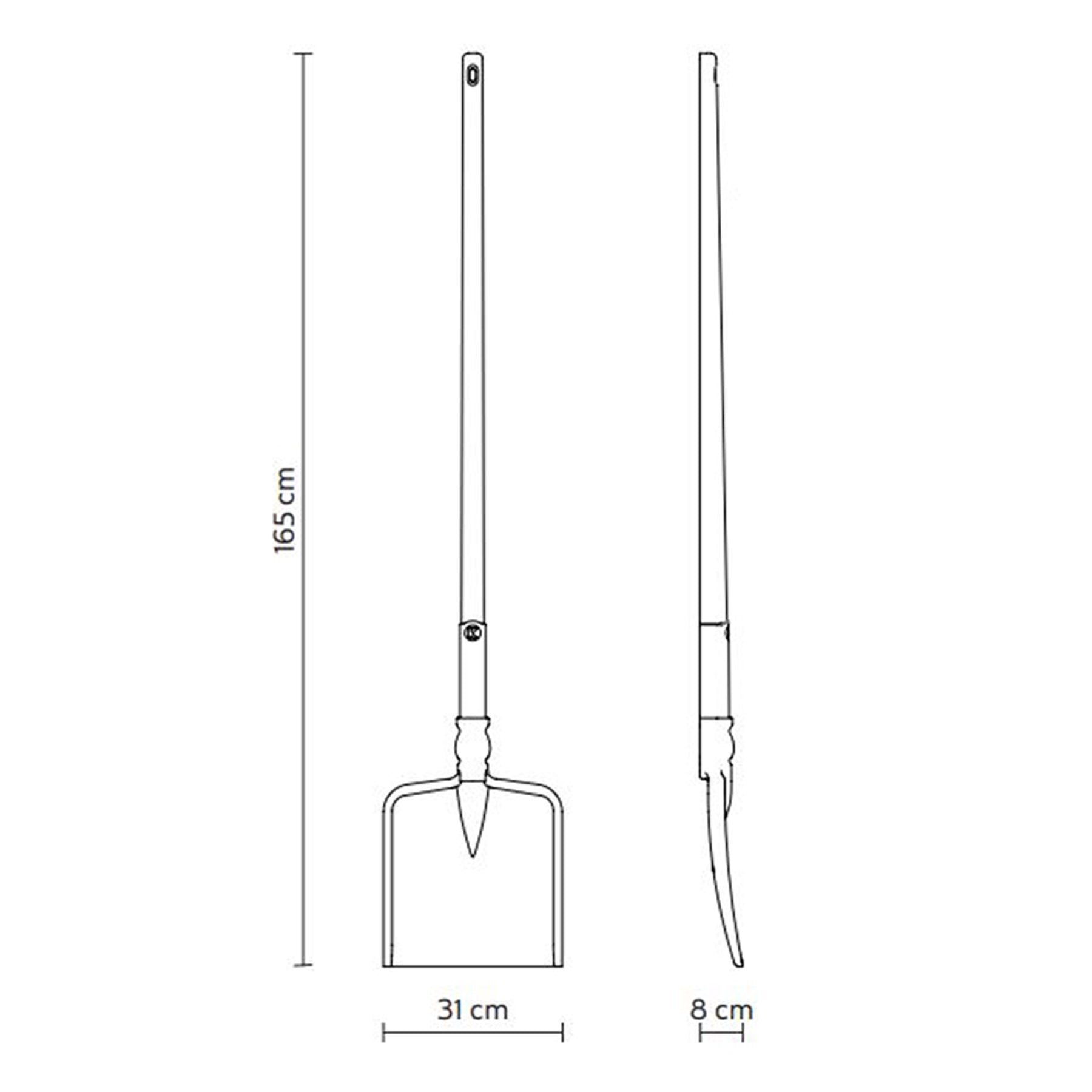 Tobia LED Floor Lamp - line drawing.