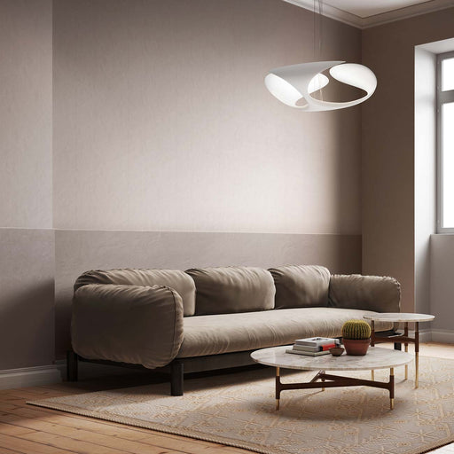 Clover LED Pendant Light in living room.