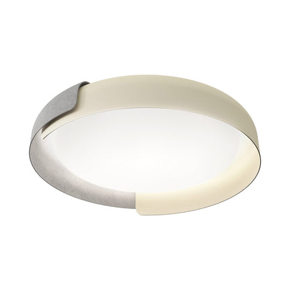 Dala LED Flush Mount Ceiling Light in Sand/Concrete.