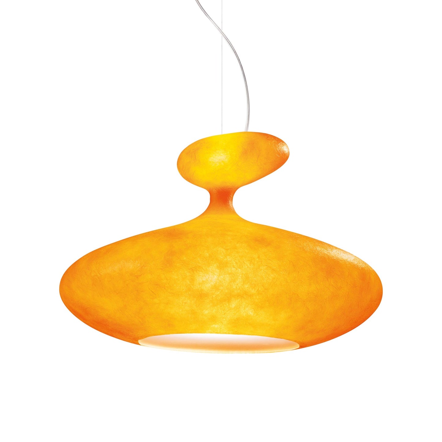 E.T.A. Sat Pendant Light in Orange.