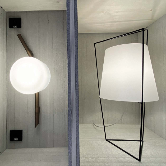 Floed Ceiling / Wall Light in exhibition.