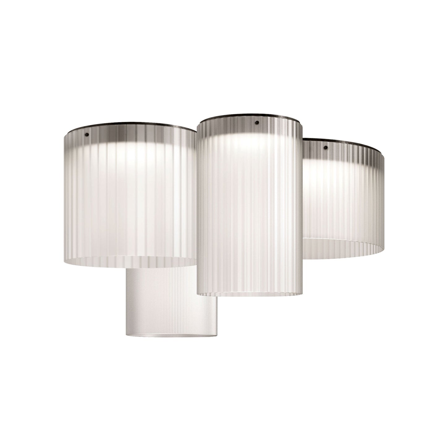 Giass LED Semi Flush Mount Ceiling Light in Detail.