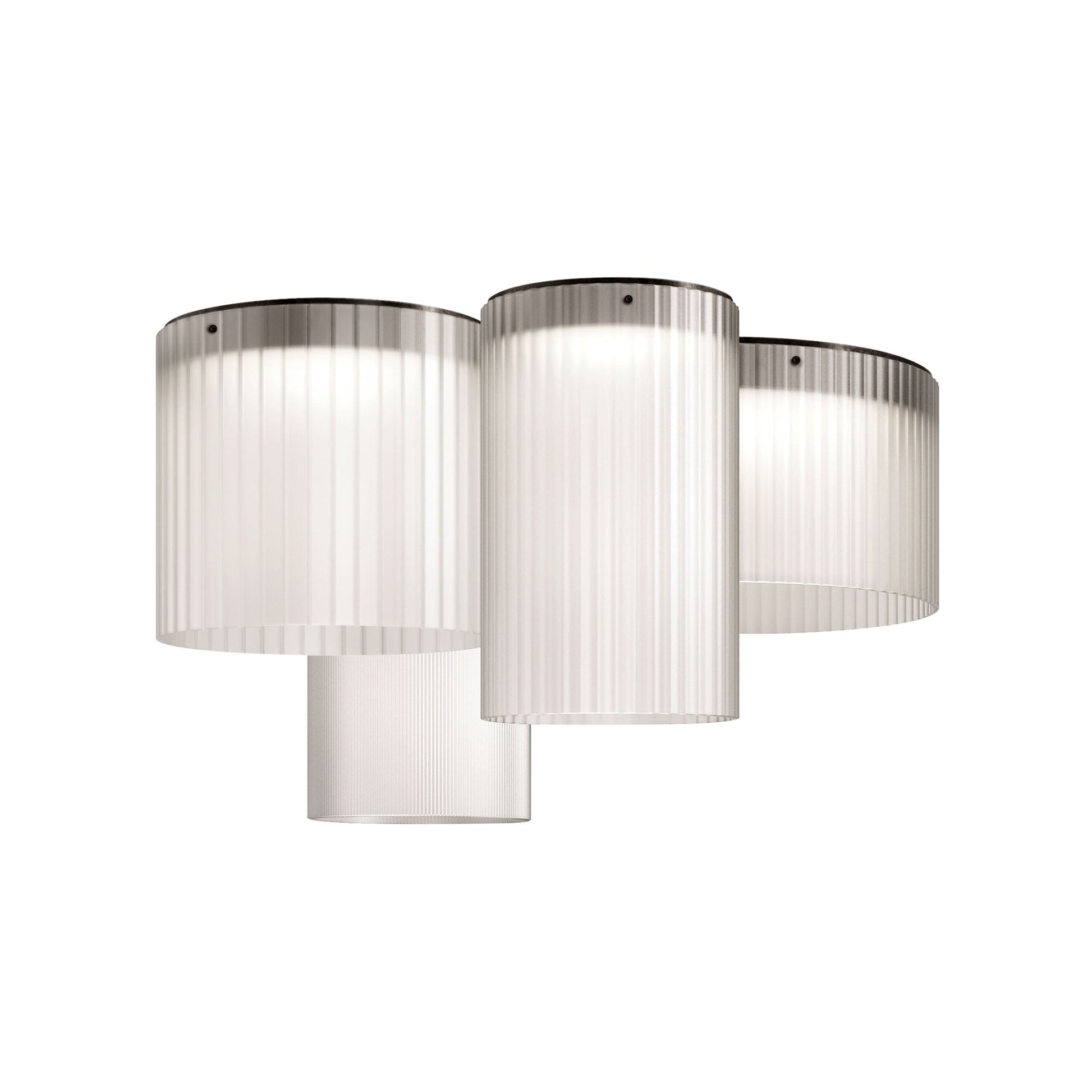 Giass LED Semi Flush Mount Ceiling Light in Detail.