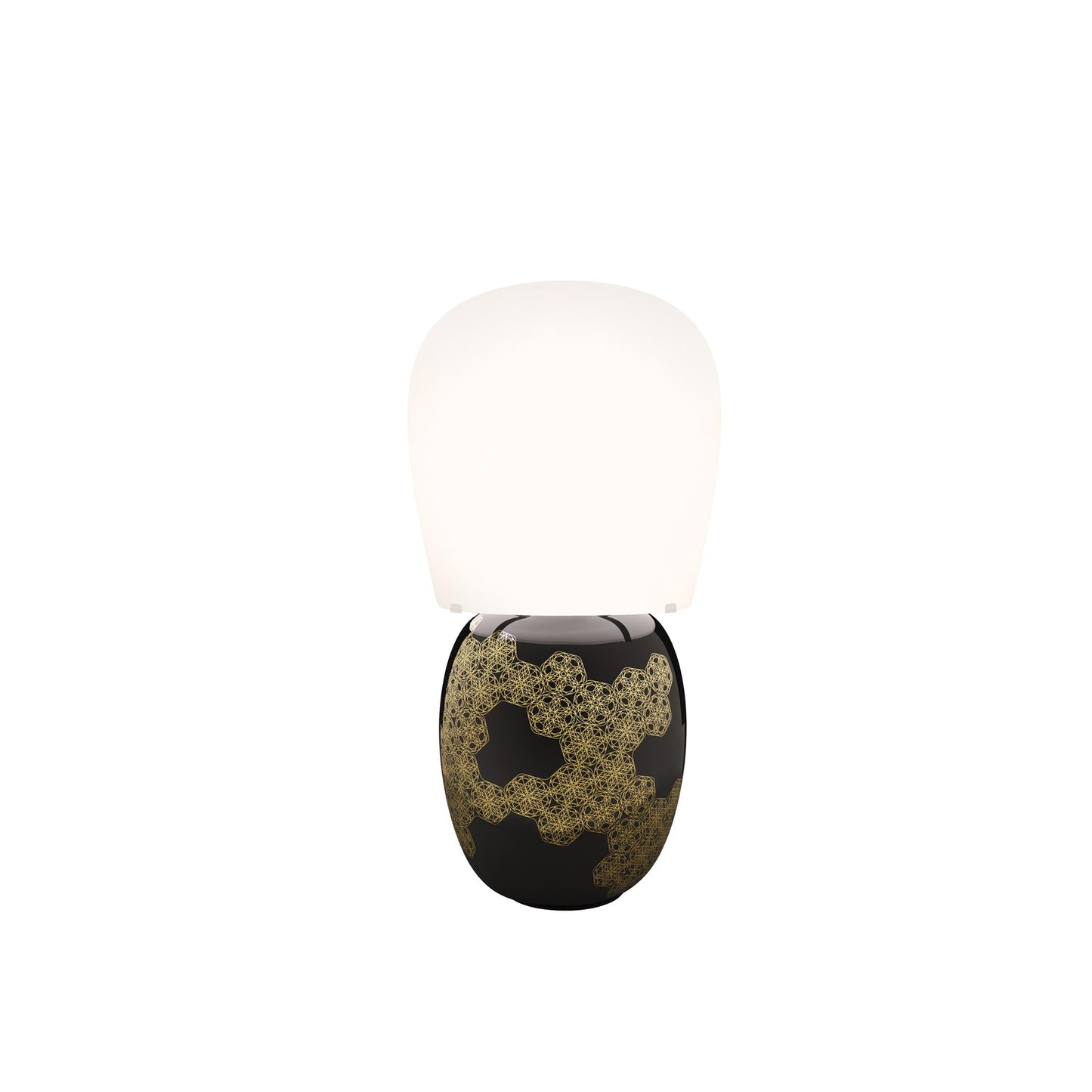 Hive Table Lamp in Black.