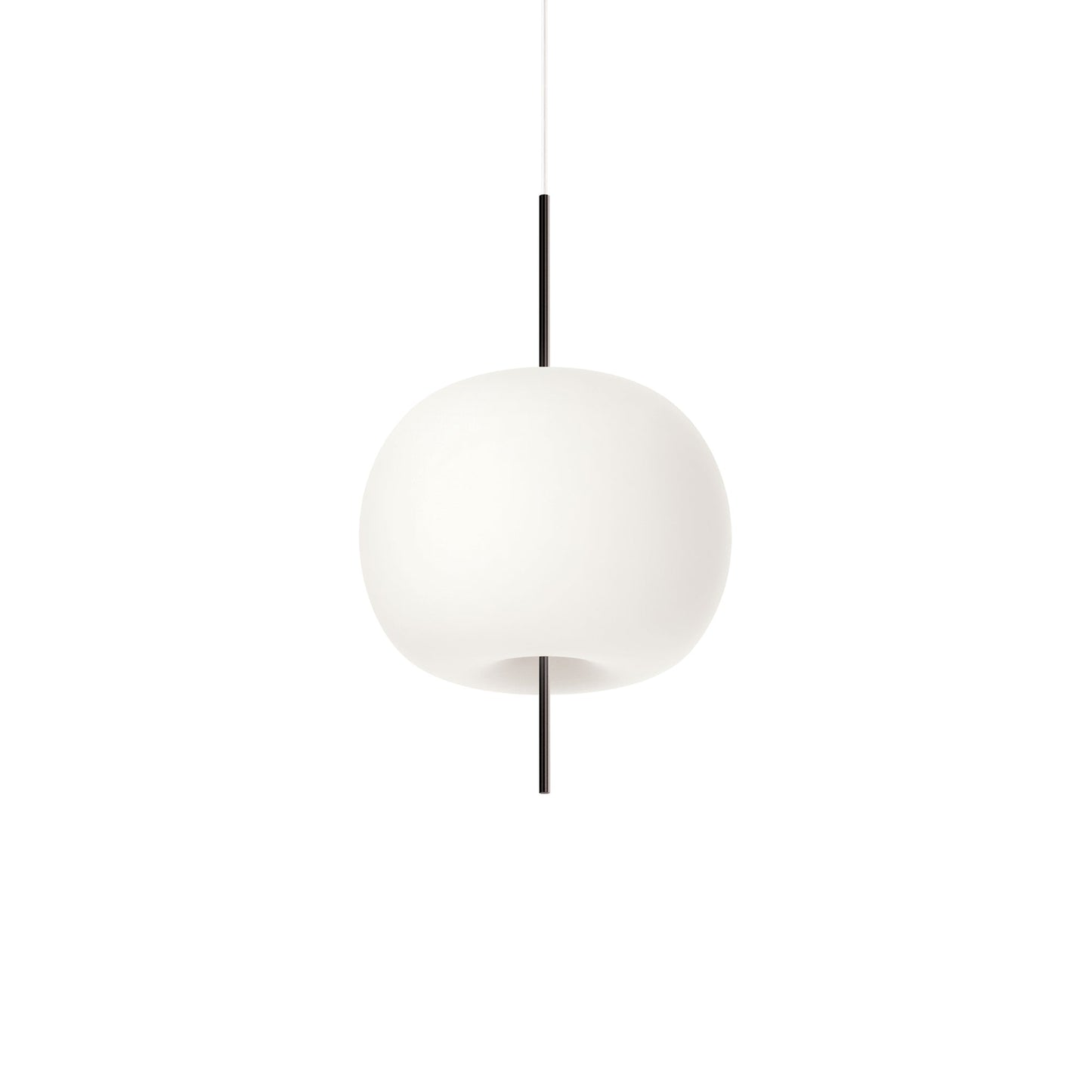 Kushi Pendant Light in Black (22.1-Inch).