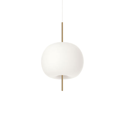 Kushi Pendant Light in Brass (22.1-Inch).