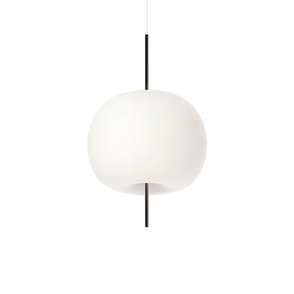 Kushi Pendant Light in Black (25.6-Inch).