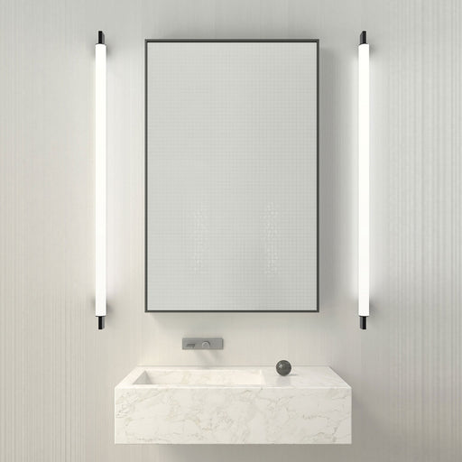 Keel™ LED Bath Vanity Light in bathroom.