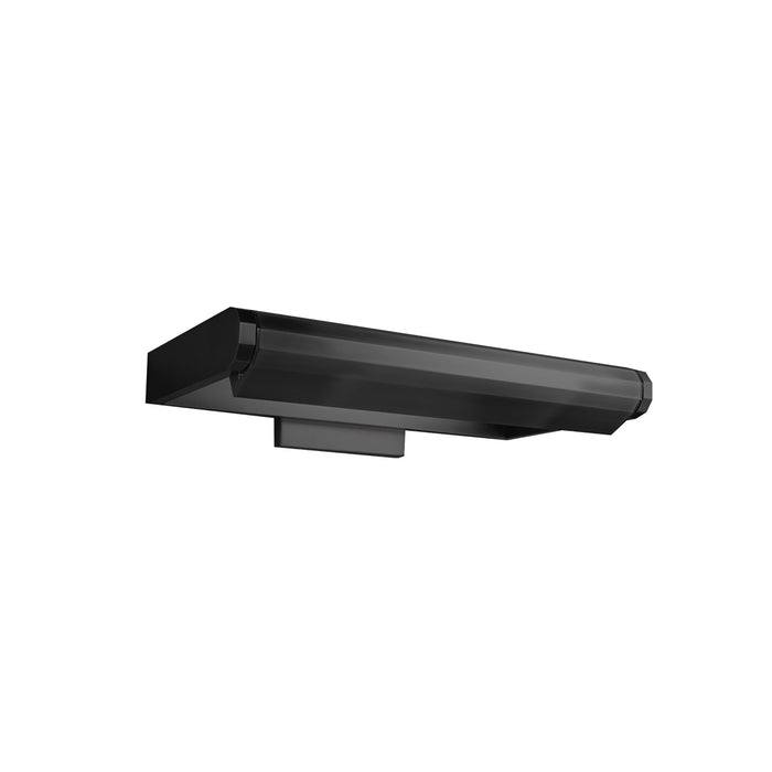 Kent LED Swing Arm Wall Light in Black (Small).
