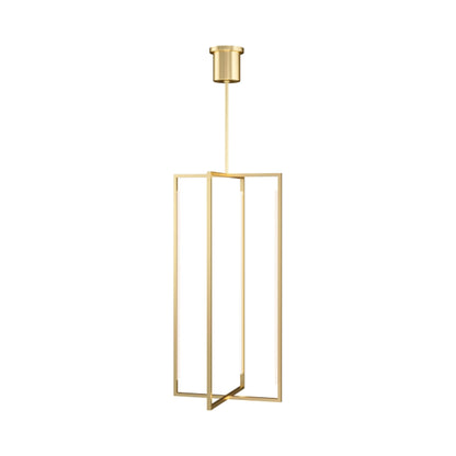 Kenway LED Pendant Light in Natural Brass (Medium).