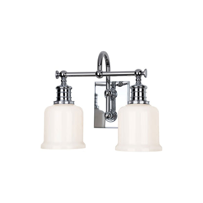 Keswick Vanity Light in 2-Light/Polished Chrome.