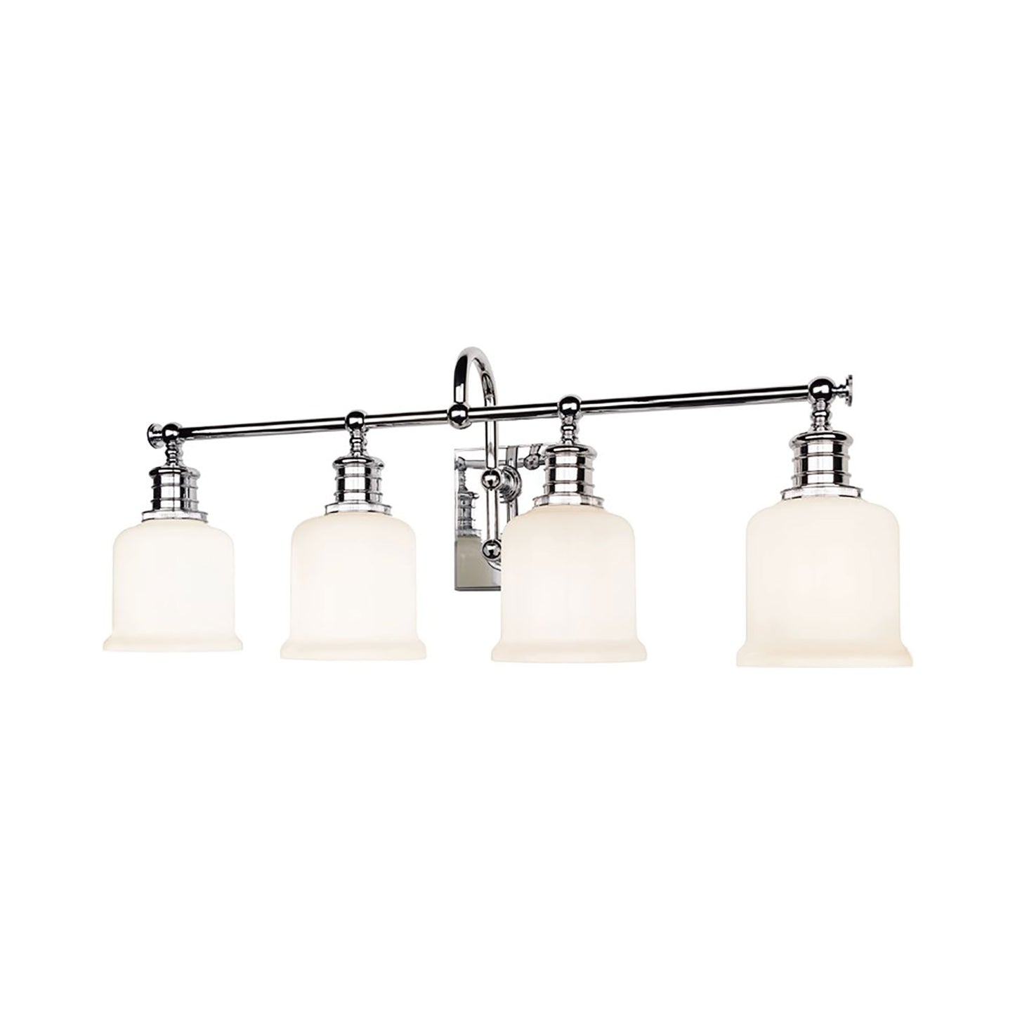 Keswick Vanity Light in 4-Light/Polished Chrome.