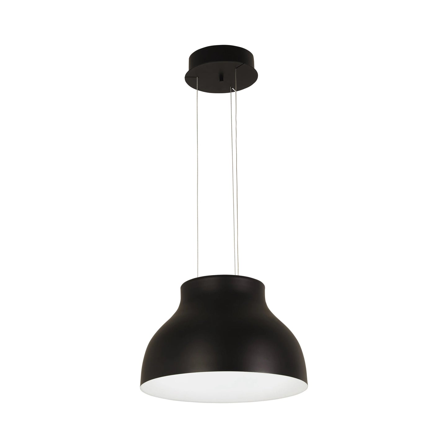 Kettle Up LED Pendant Light in Black.