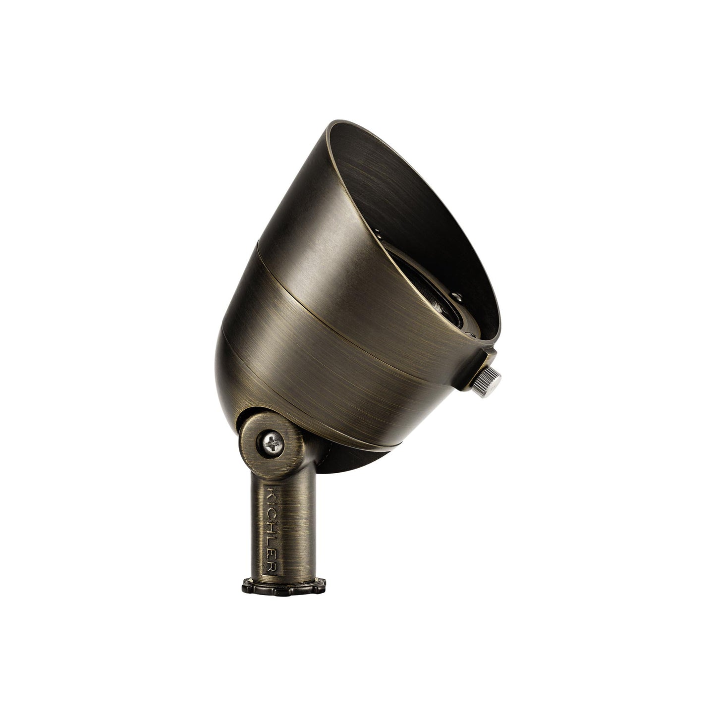 Accent 12V LED Landscape Light in Centennial Brass.