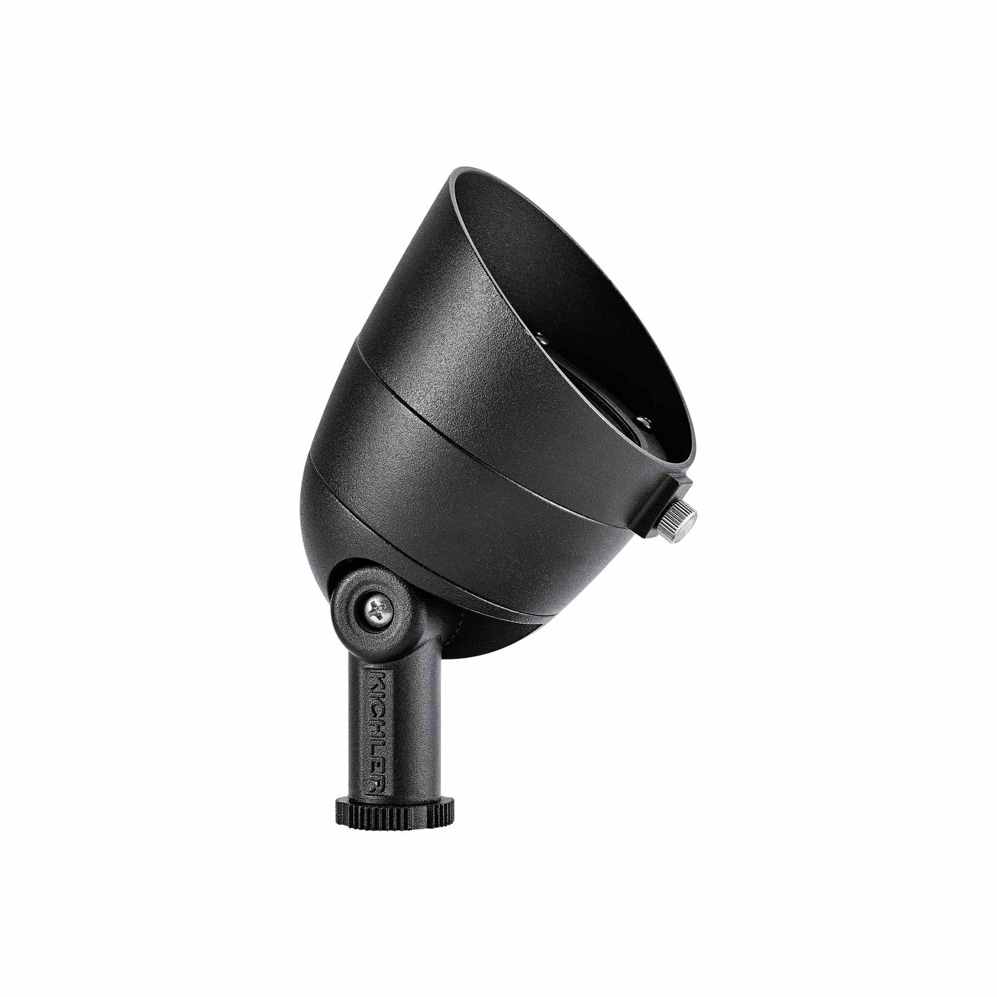 Accent 12V LED Landscape Light in Textured Black.