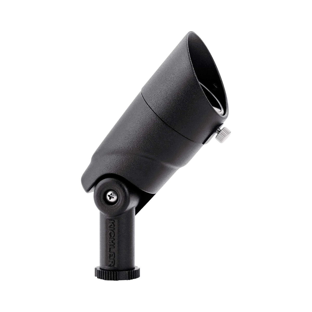 Accent Adjustable LED Landscape Light in Textured Black.