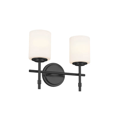 Ali Bath Vanity Light in Black (2-Light).