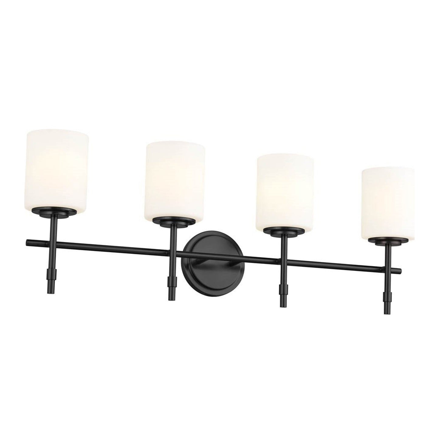 Ali Bath Vanity Light in Black (4-Light).