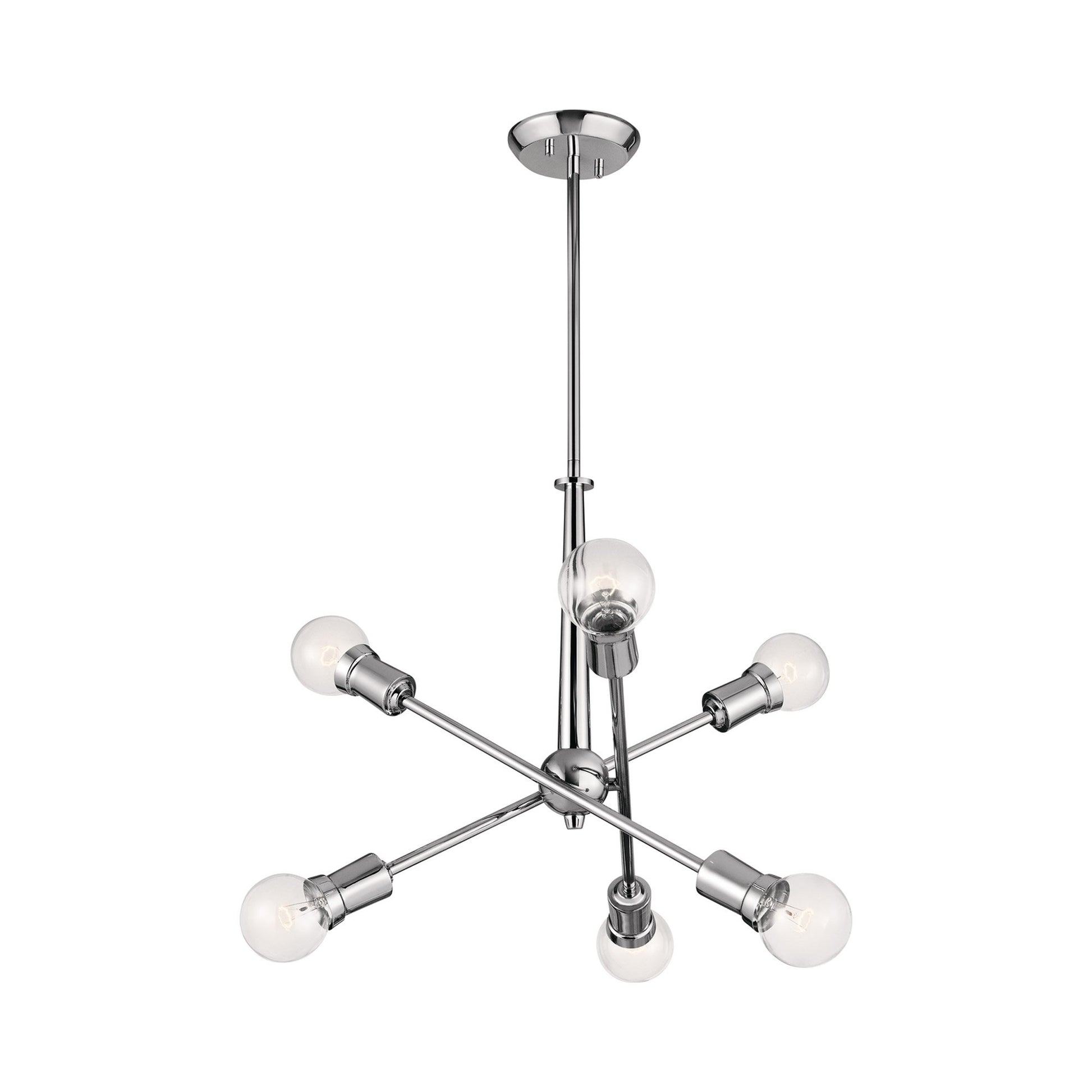 Armstrong Chandelier in Chrome (6-Light).