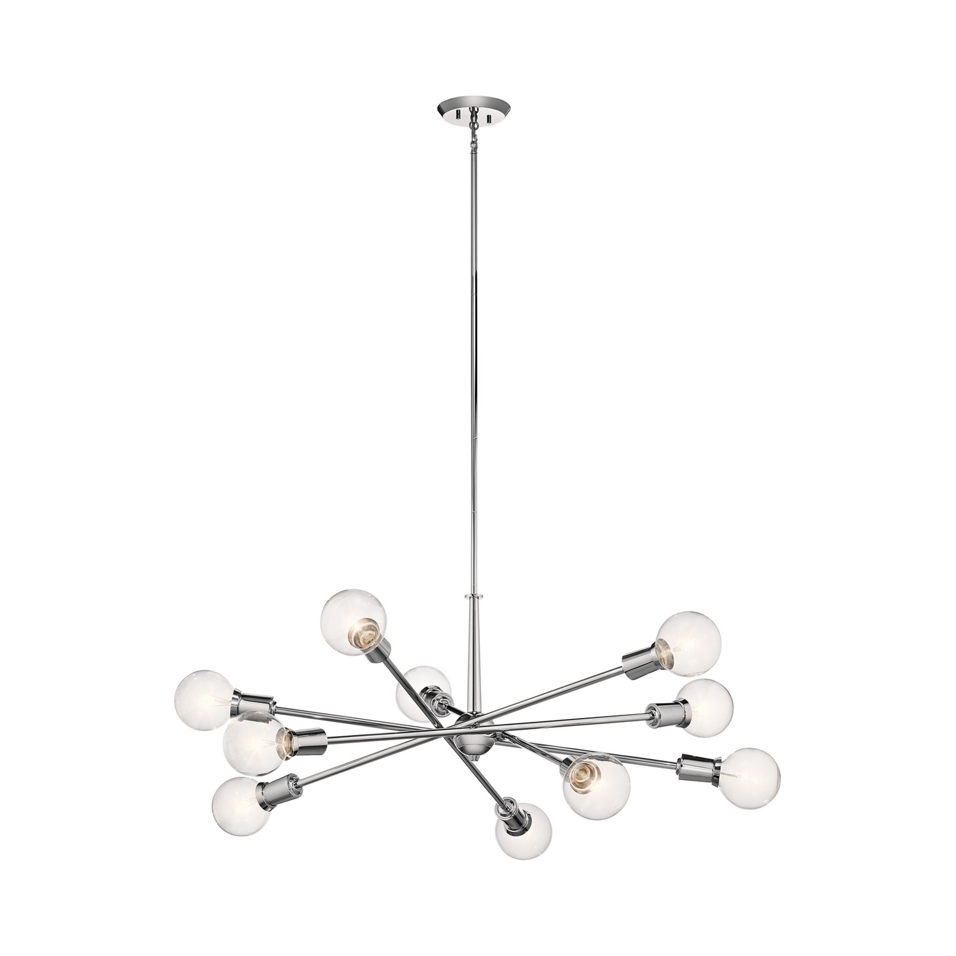 Armstrong Chandelier in Chrome (10-Light).