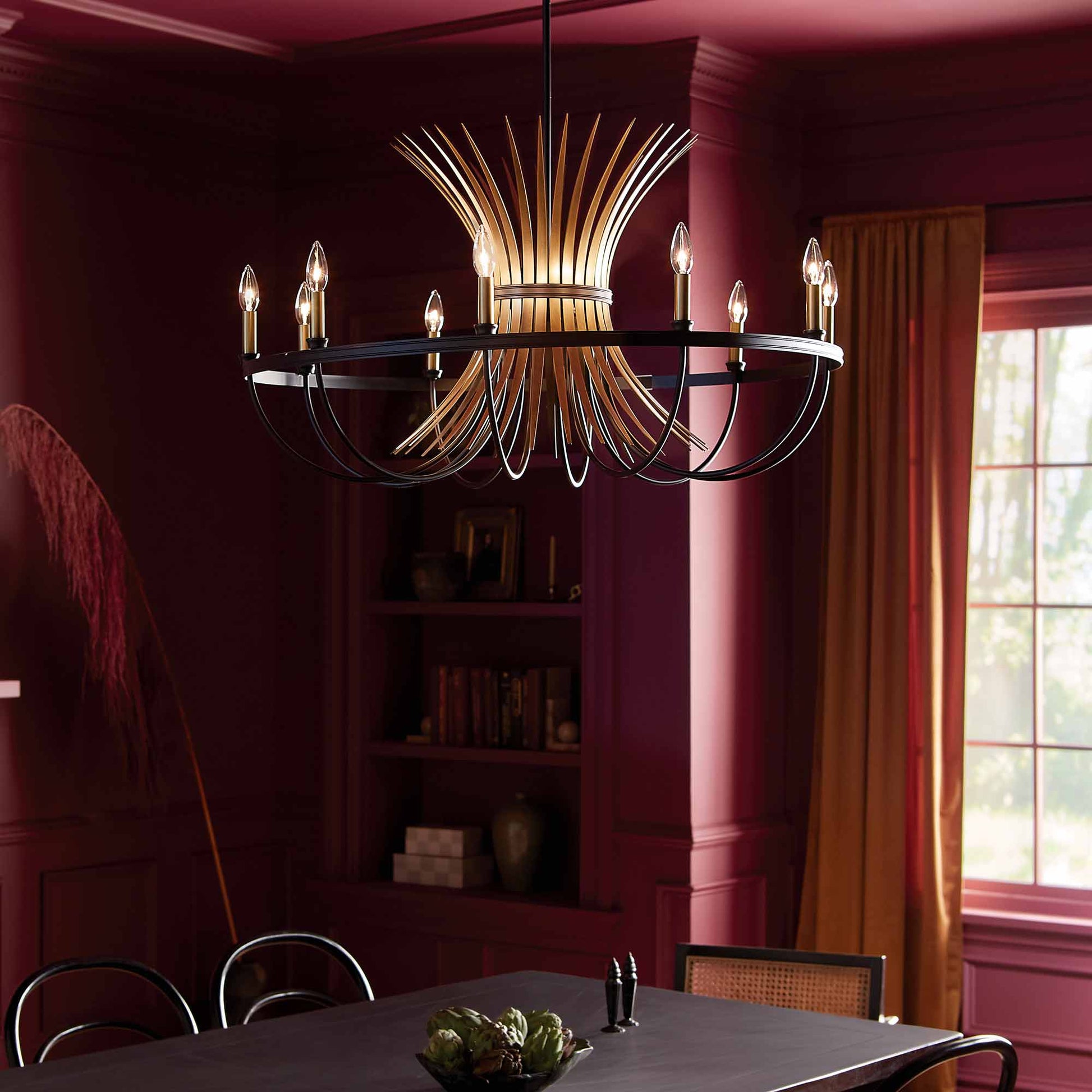 Baile Chandelier in dining room.