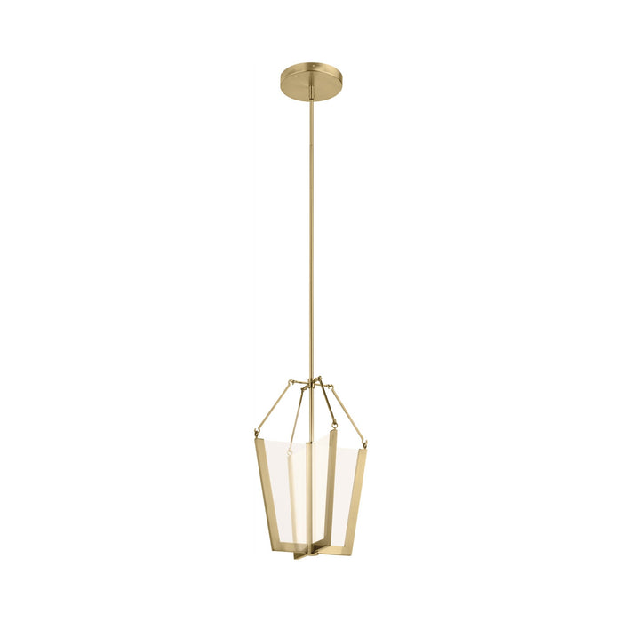 Calters LED Pendant Light in Champagne Gold (Small).
