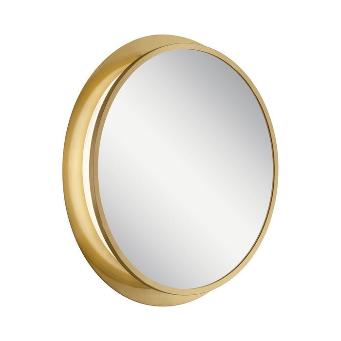 Chennai LED Mirror in Champagne Gold.