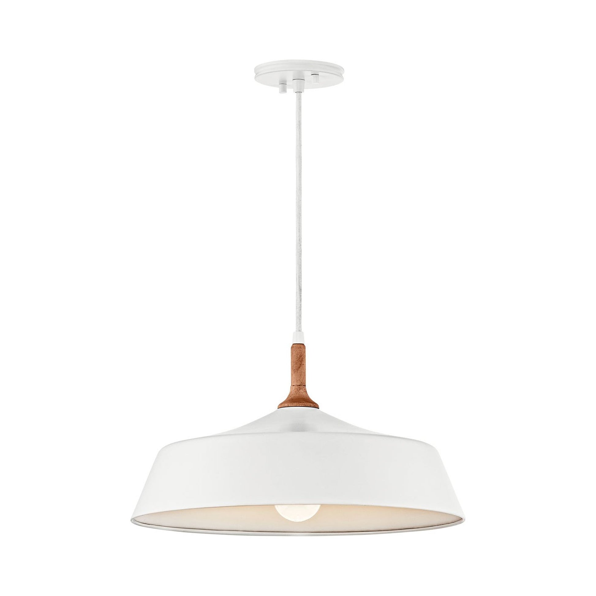 Danika Pendant Light in White.