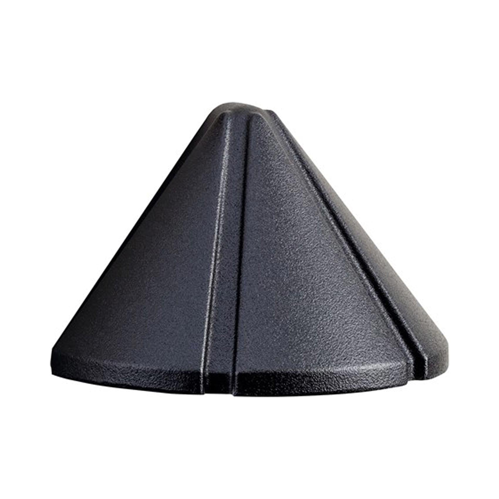 Deck 12V Deck Light in Textured Black (2.5-Inch).