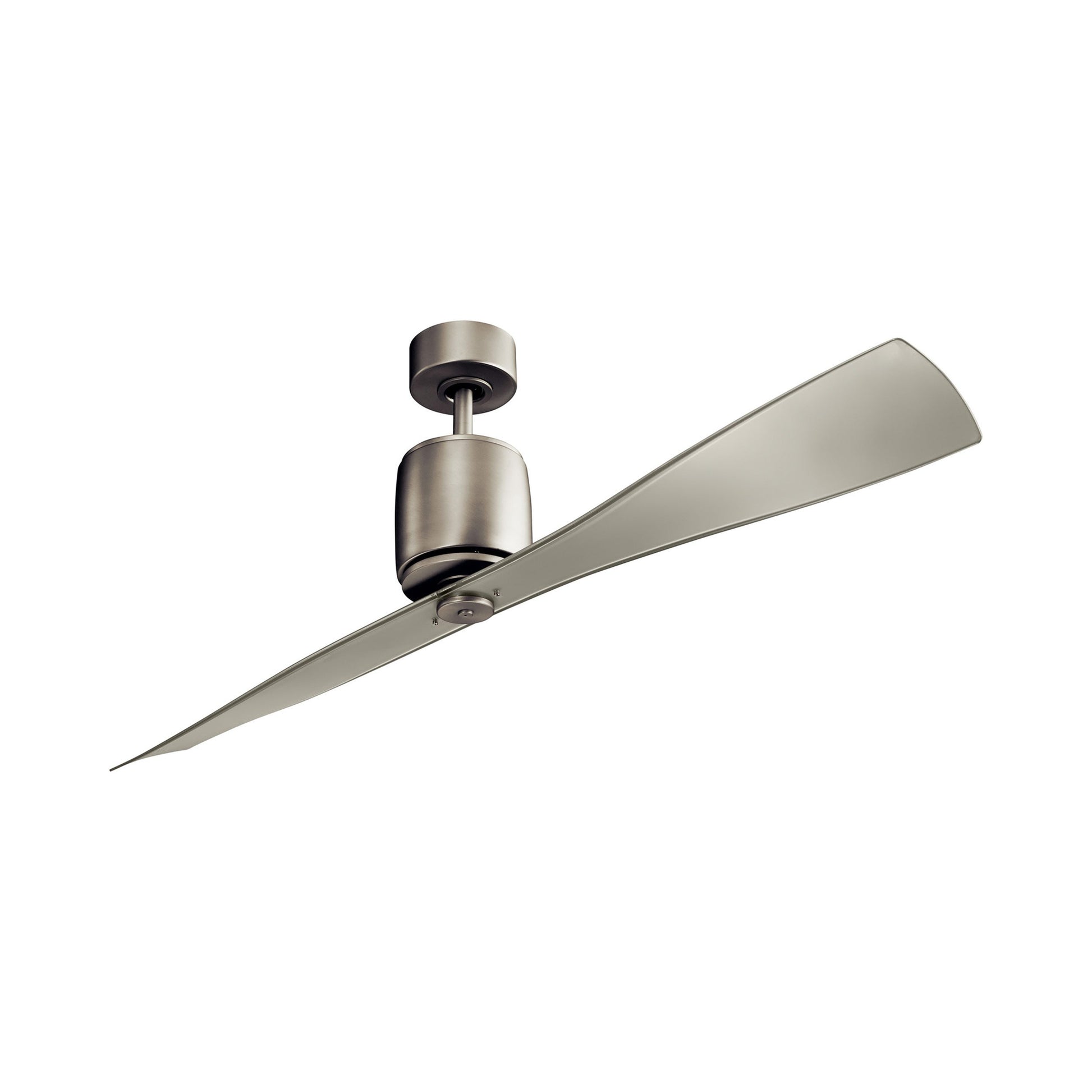 Ferron Ceiling Fan in Brushed Nickel.