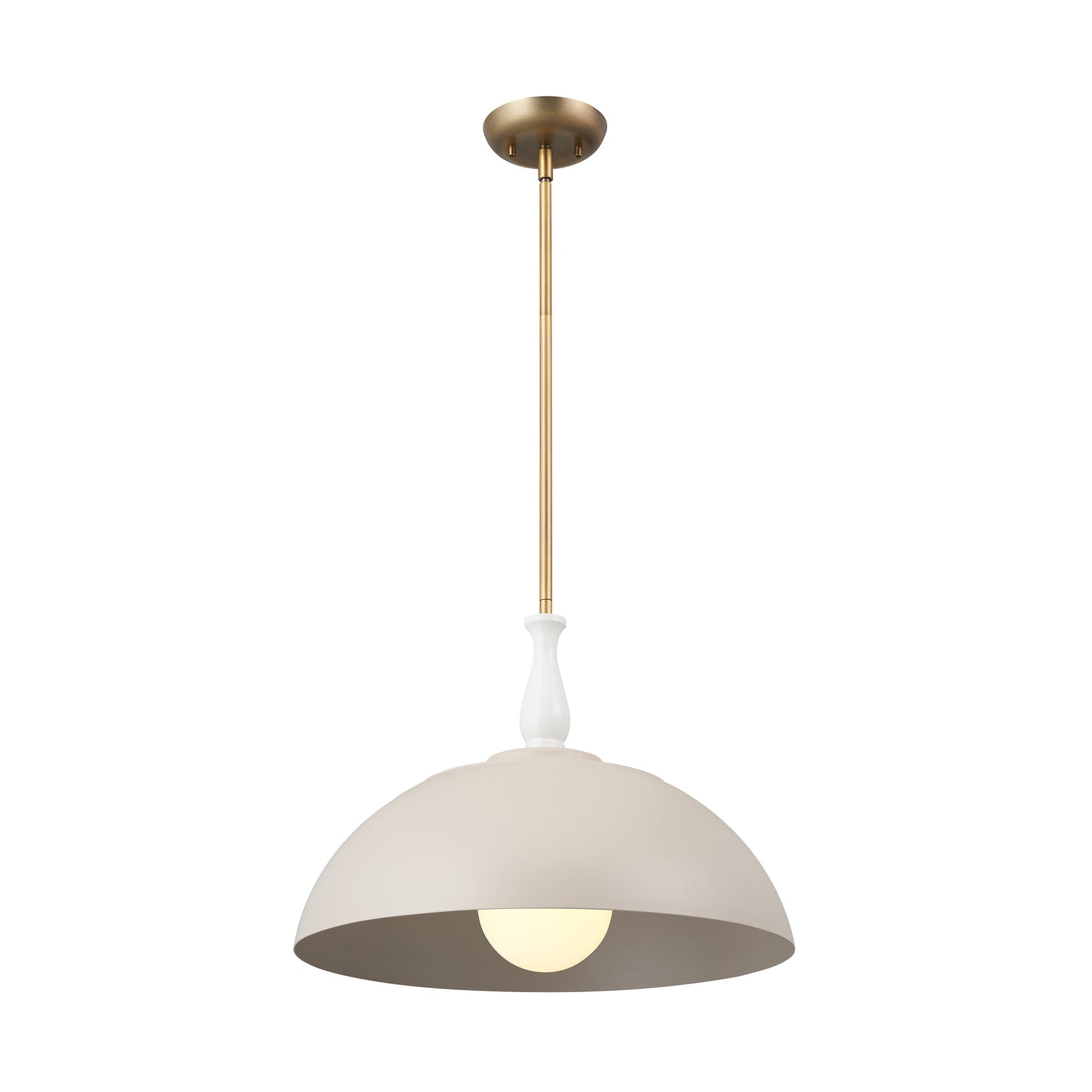 Fira Pendant Light in Greige (Large).