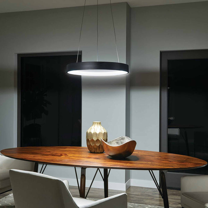 Fornello LED Pendant Light in dining room.
