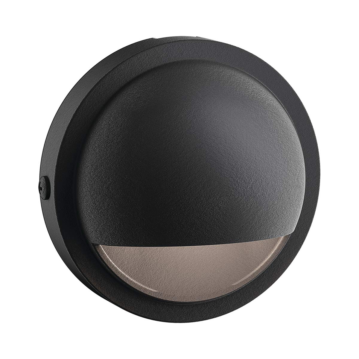 Half-Moon LED Deck Light in Black.