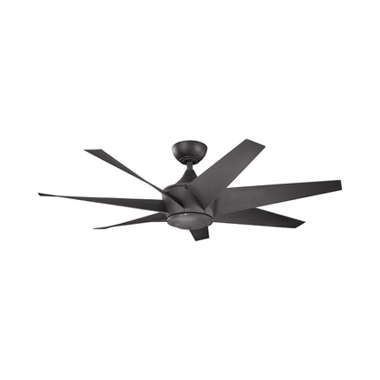 Lehr Ceiling Fan in Distressed Black (54-Inch).