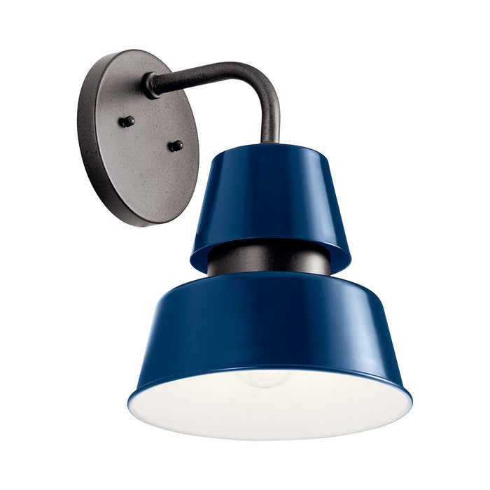Lozano Outdoor Wall Light in Catalina Blue (Large).