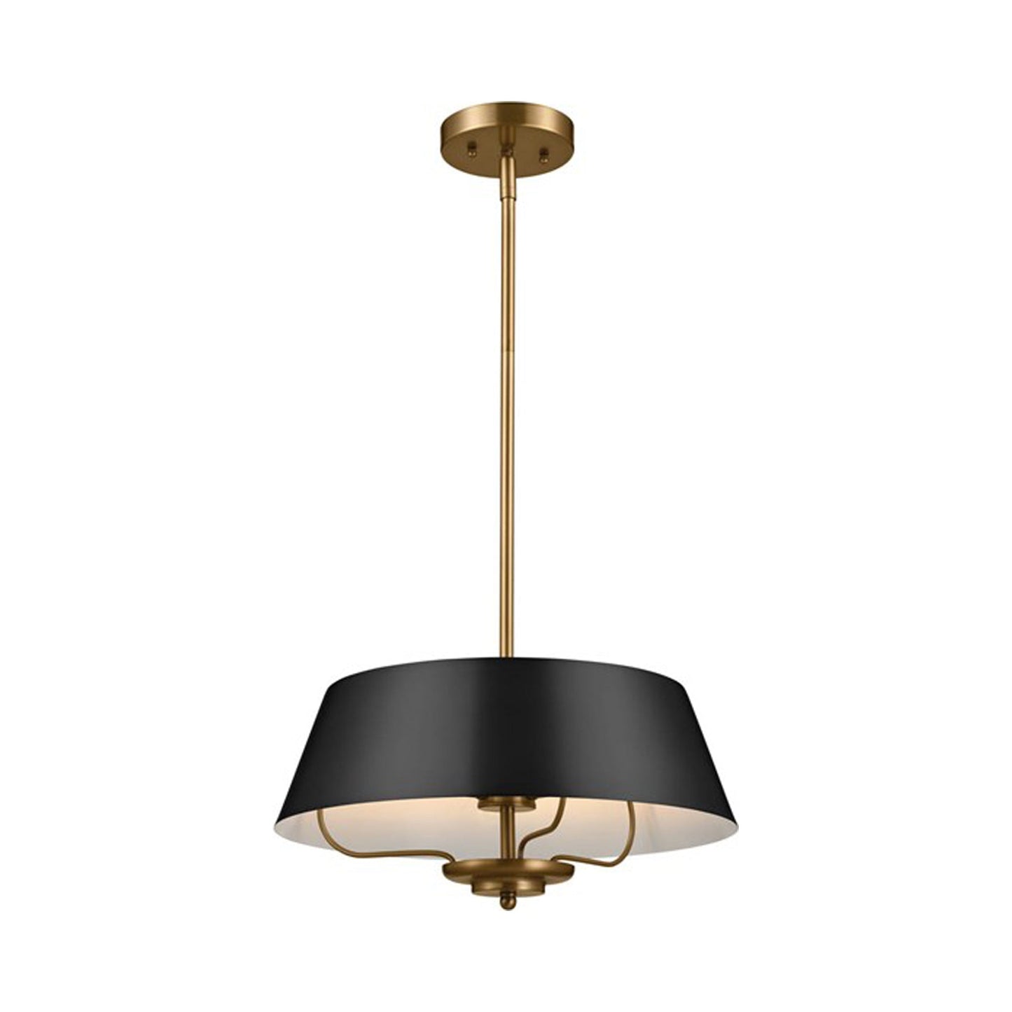 Luella Pendant Light in Black (3-Light).