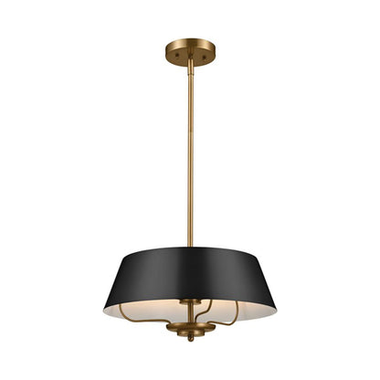 Luella Pendant Light in Black (3-Light).