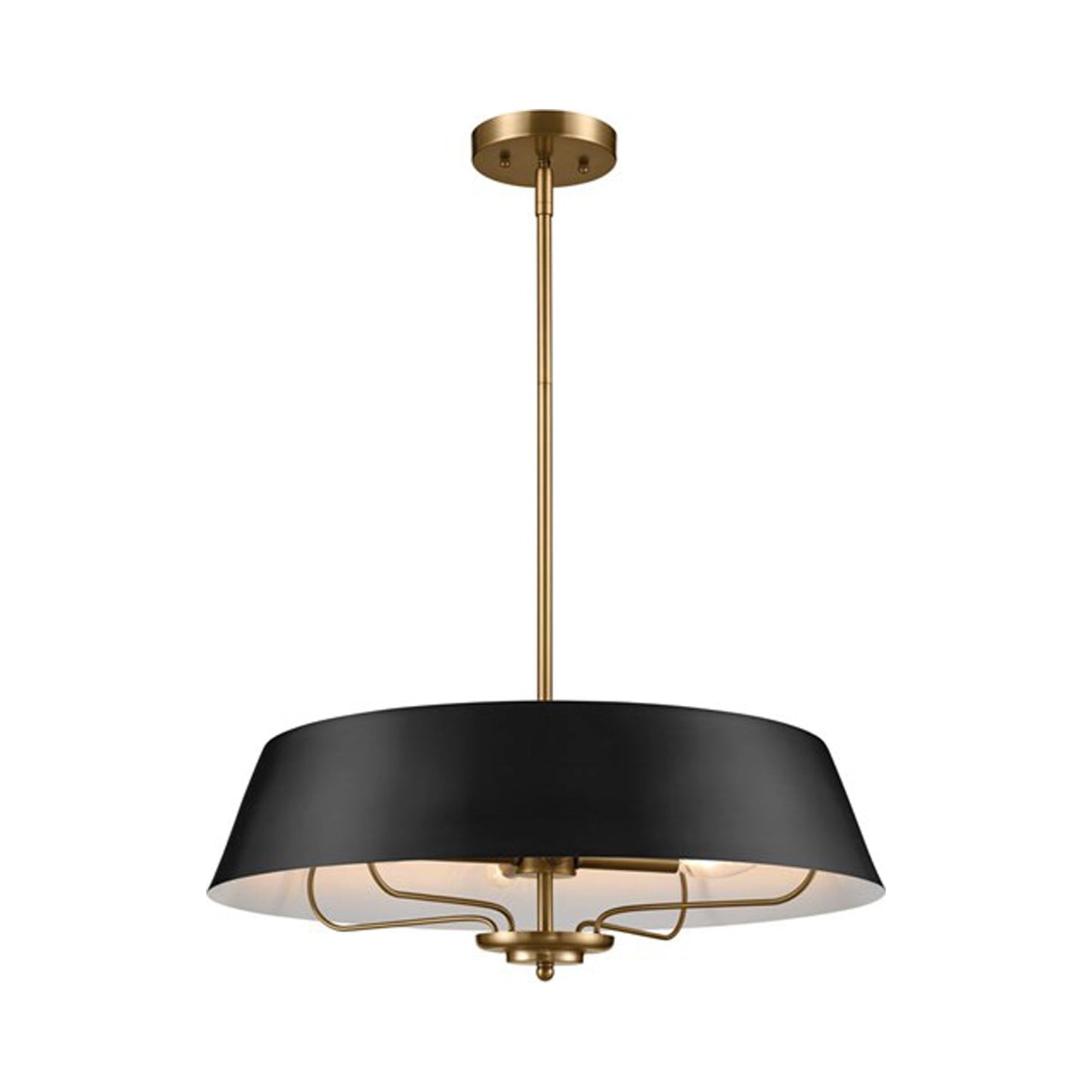 Luella Pendant Light in Black (4-Light).