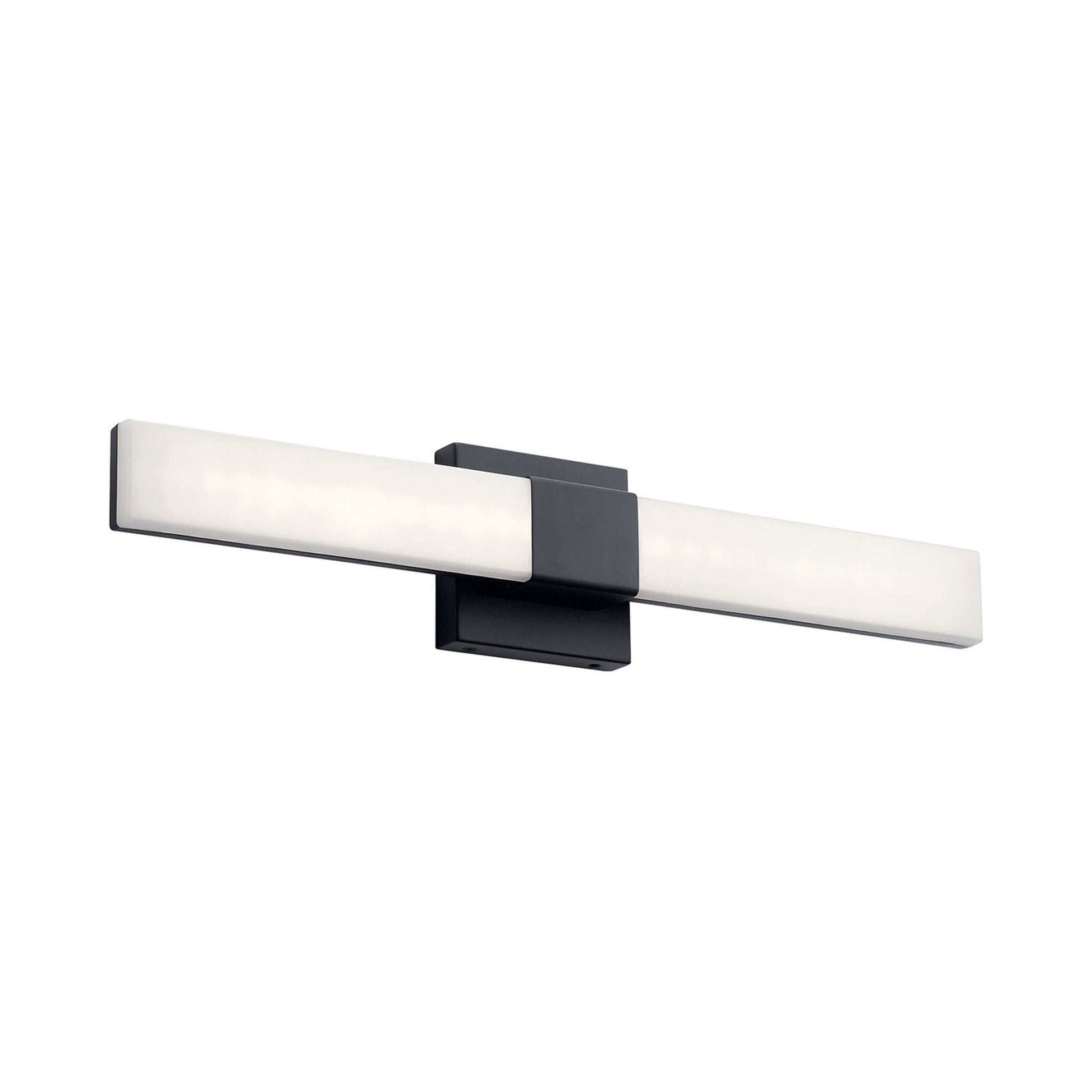 Neltev LED Bath Vanity Wall Light in Matte Black (Small).