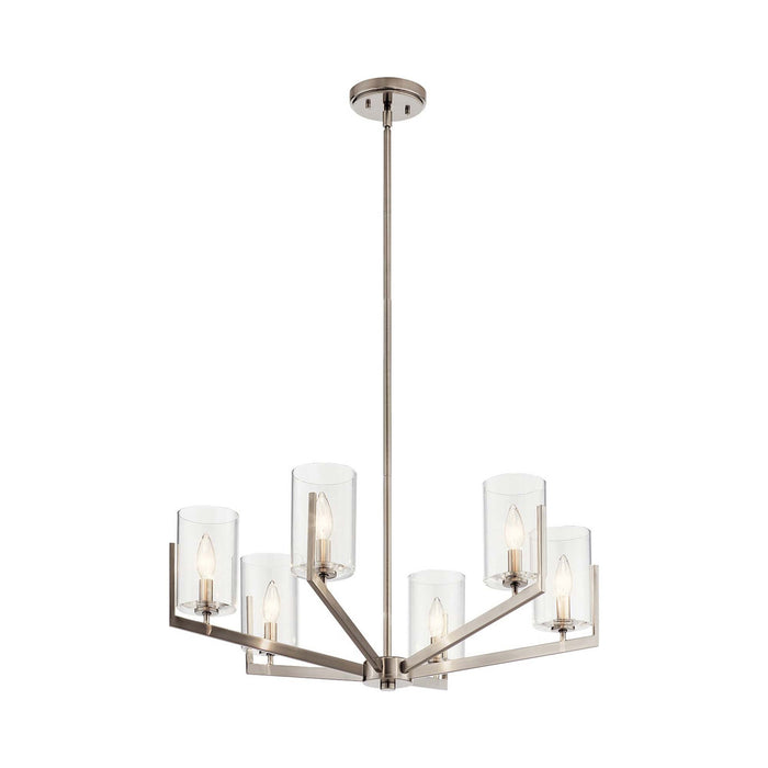 Nye Chandelier in Classic Pewter.
