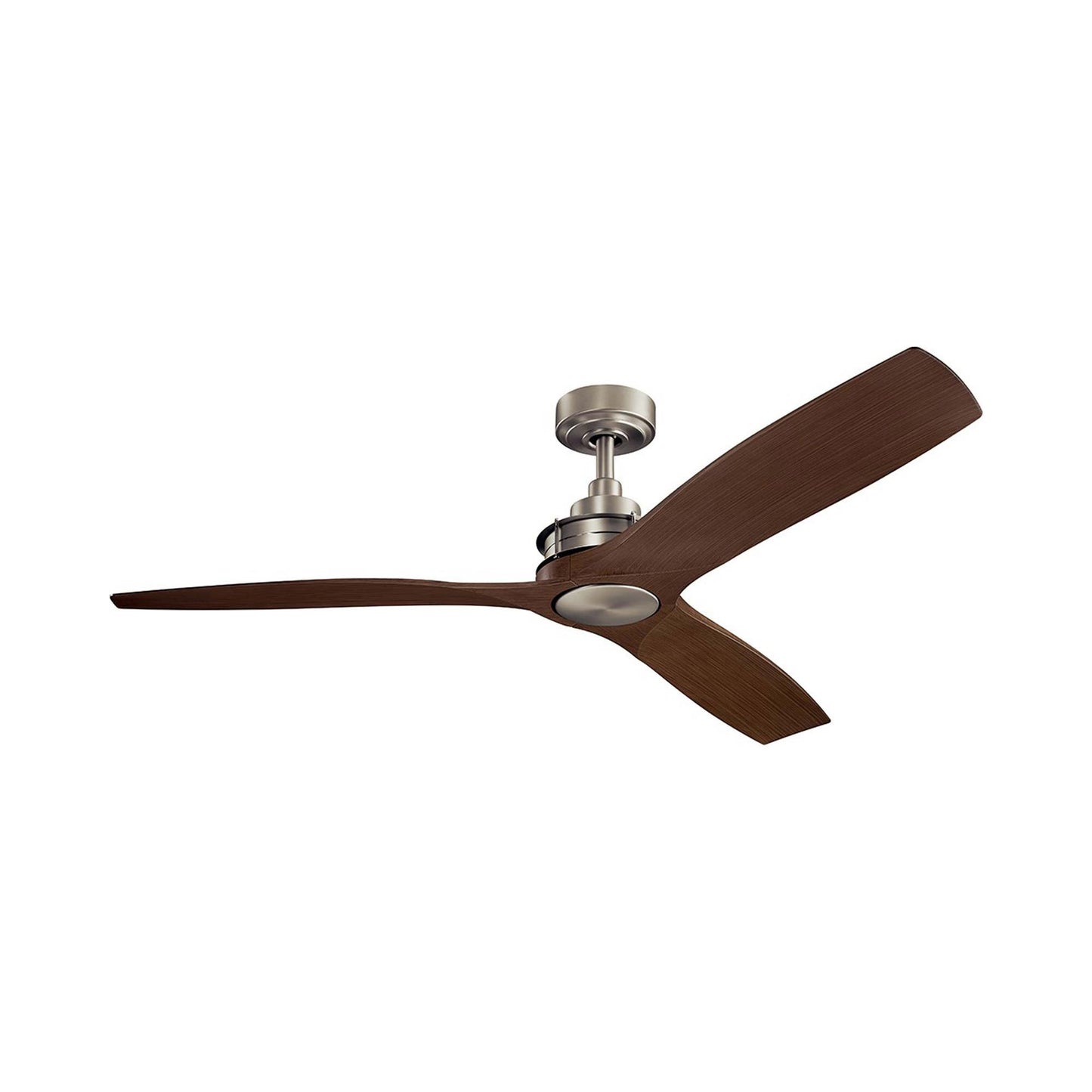 Ried Ceiling Fan in Brushed Nickel.