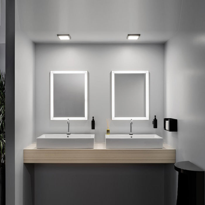 Ryame LED Mirror in bathroom.
