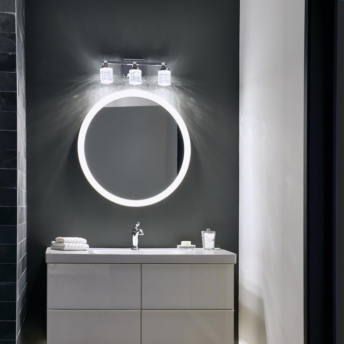 Ryame LED Mirror in bathroom.