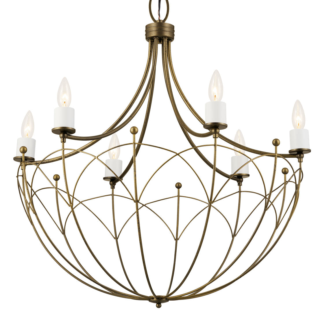 Topiary Chandelier in Detail.